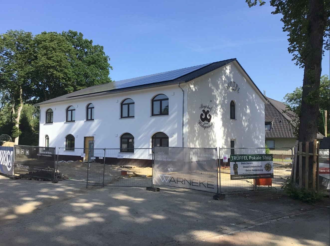 Originalaufnahme zum Innenausbau der Meyerhof-Erweiterung
